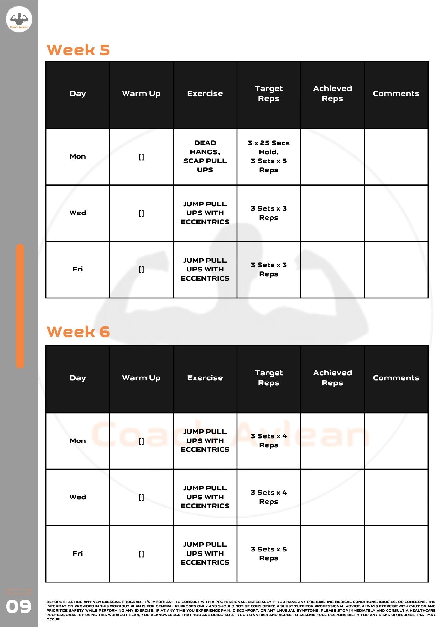 FREE Pull Up Guide